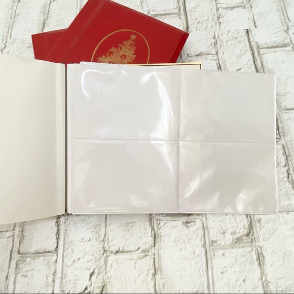 Lot of 3 Vintage OTAGIRI Japan Lacquerware Red Christmas Tree Photo Album - Picture 10 of 16